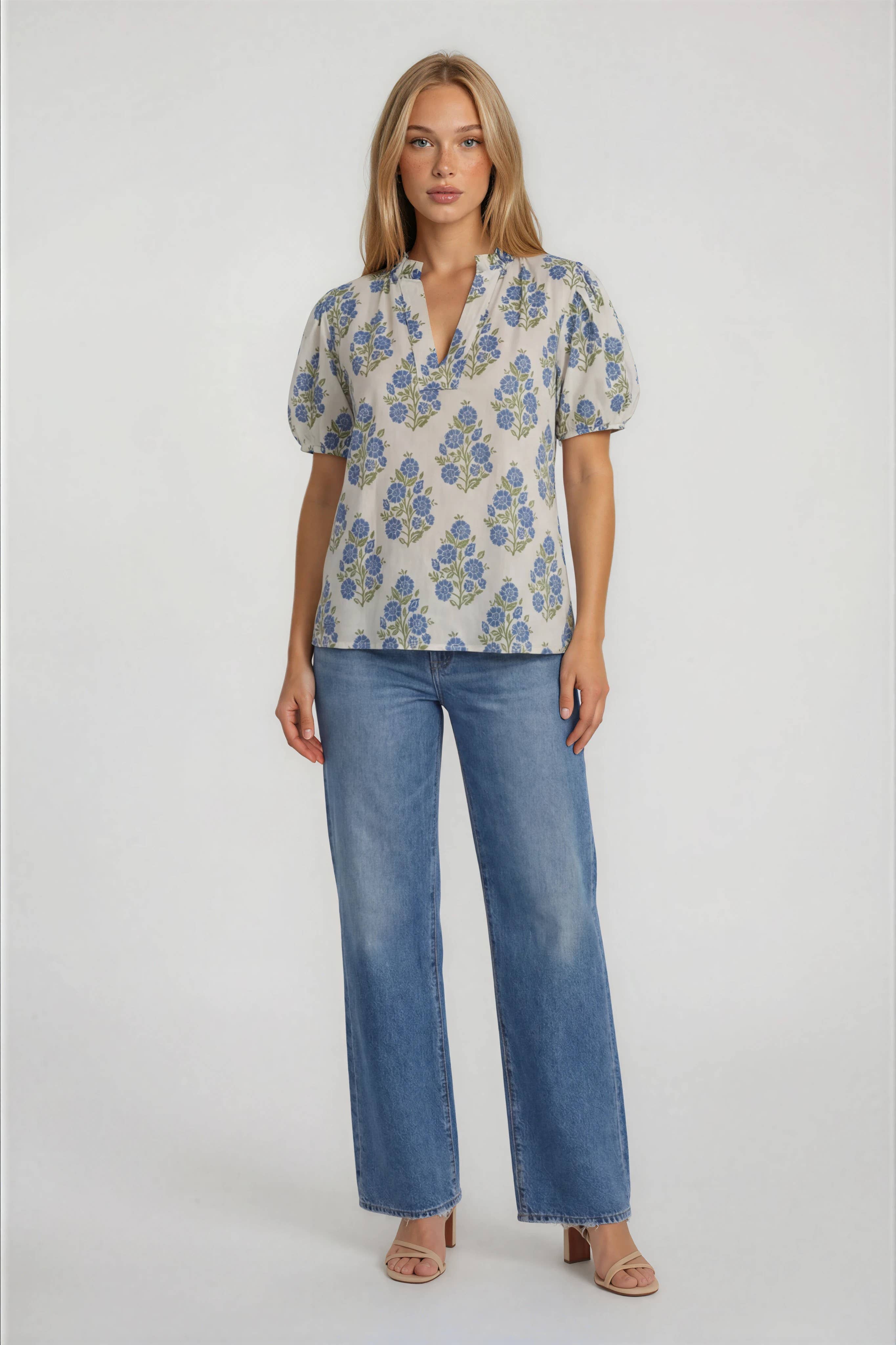 Rebecca Puff Sleeve Blouse