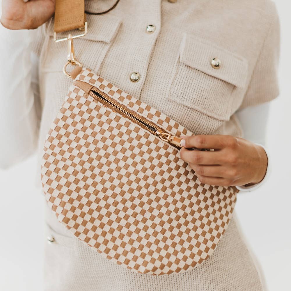 Westlyn Woven Bum Bag *NEW COLORS ADDED*: Cream