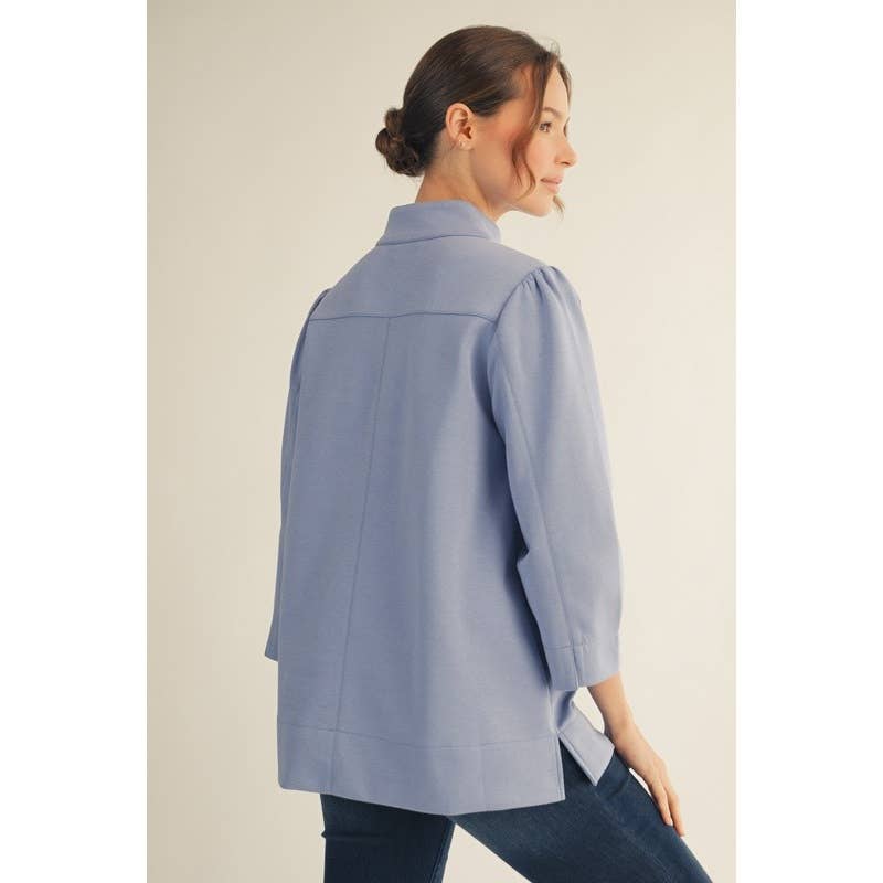 The Eleanor Stand Collar Tunic