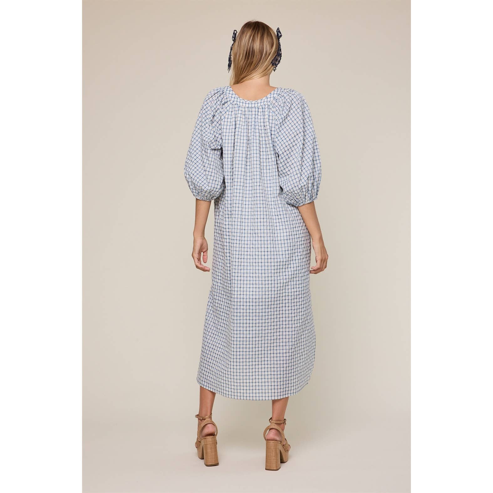 Willow Breeze Check Dress