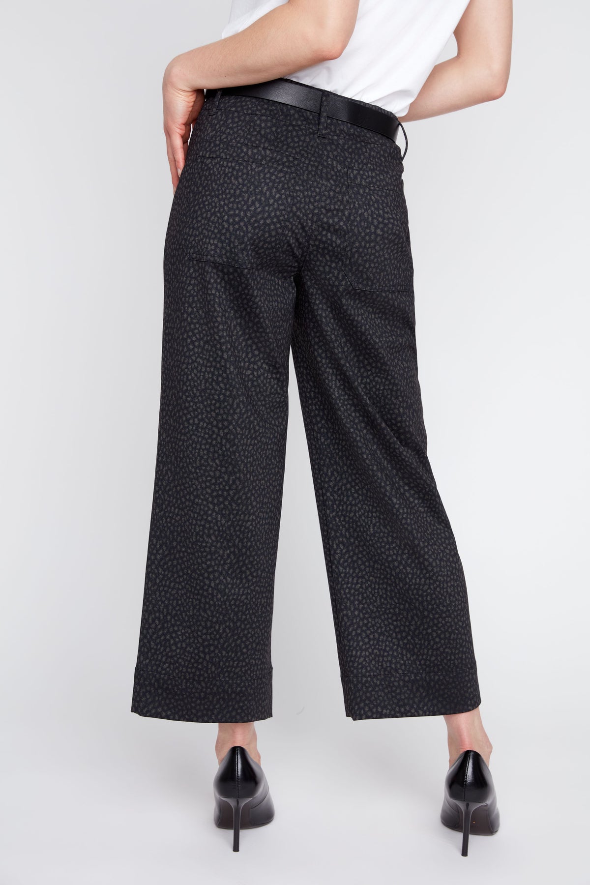 Animal Print Straight Leg Pants