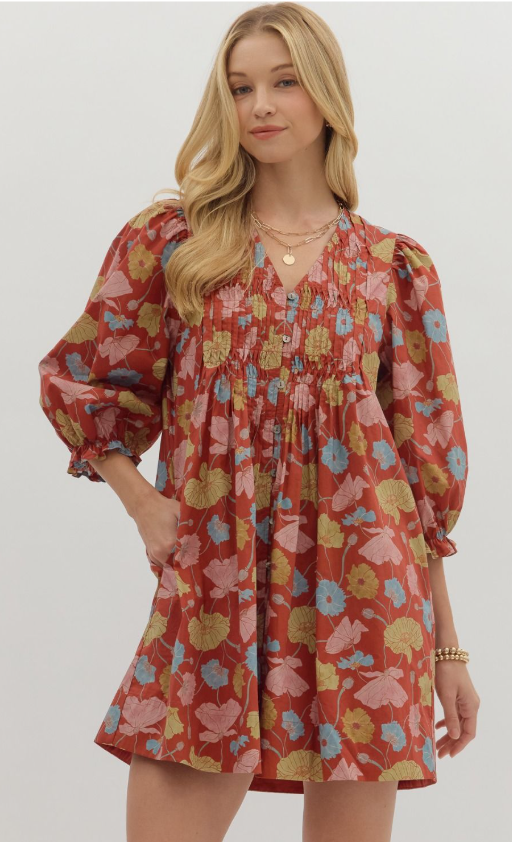 Delilah Floral Mini Dress