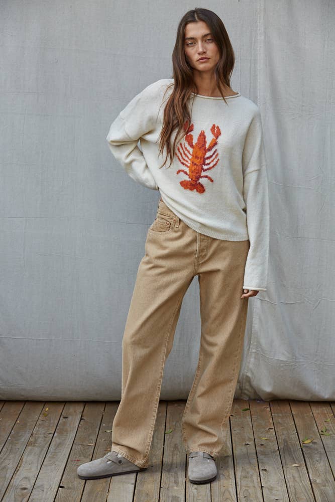 Rollneck Lobster Sweater