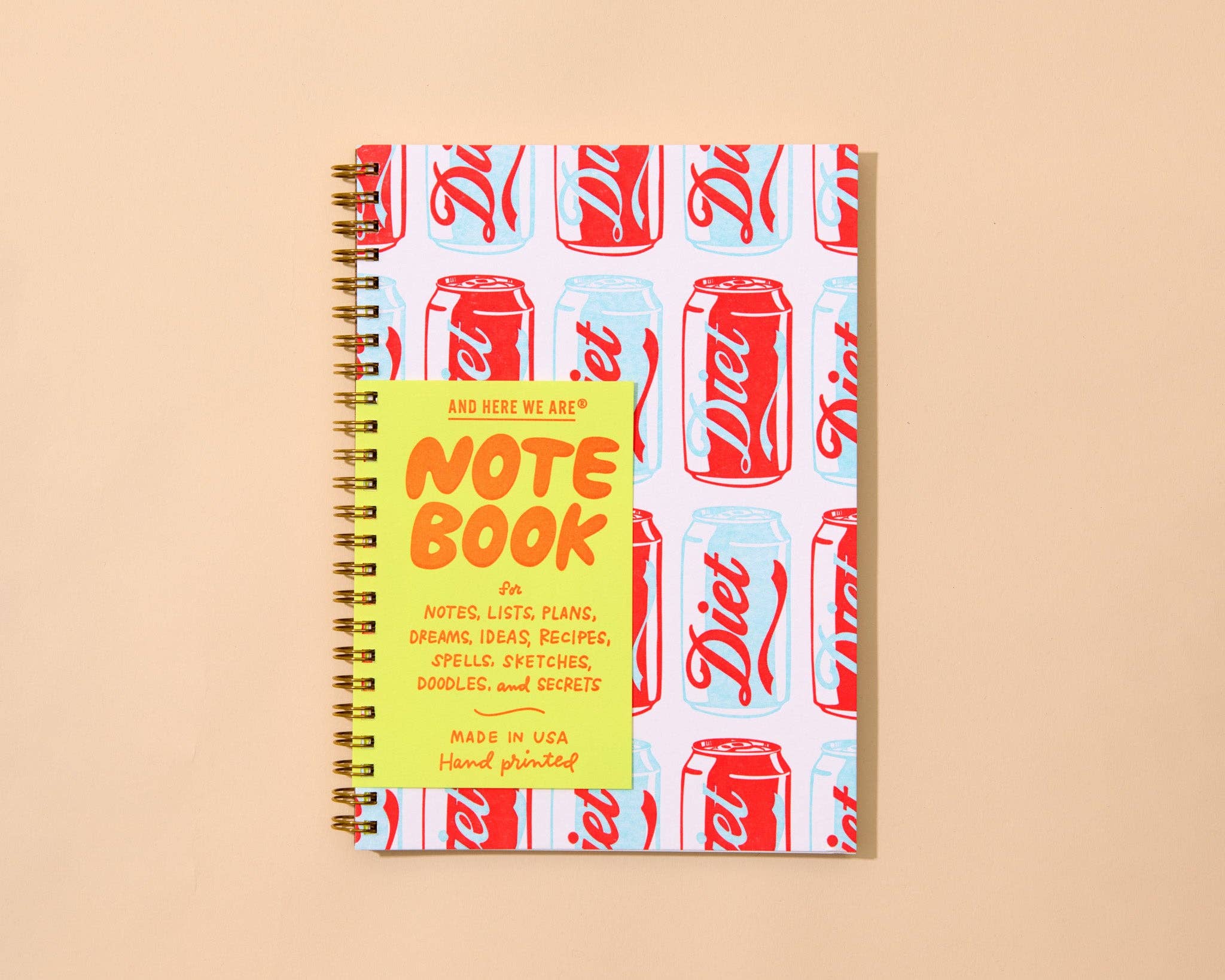 Diet Soda Spiral Notebook
