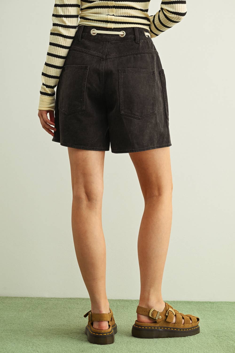 Marin Tie Belt Shorts