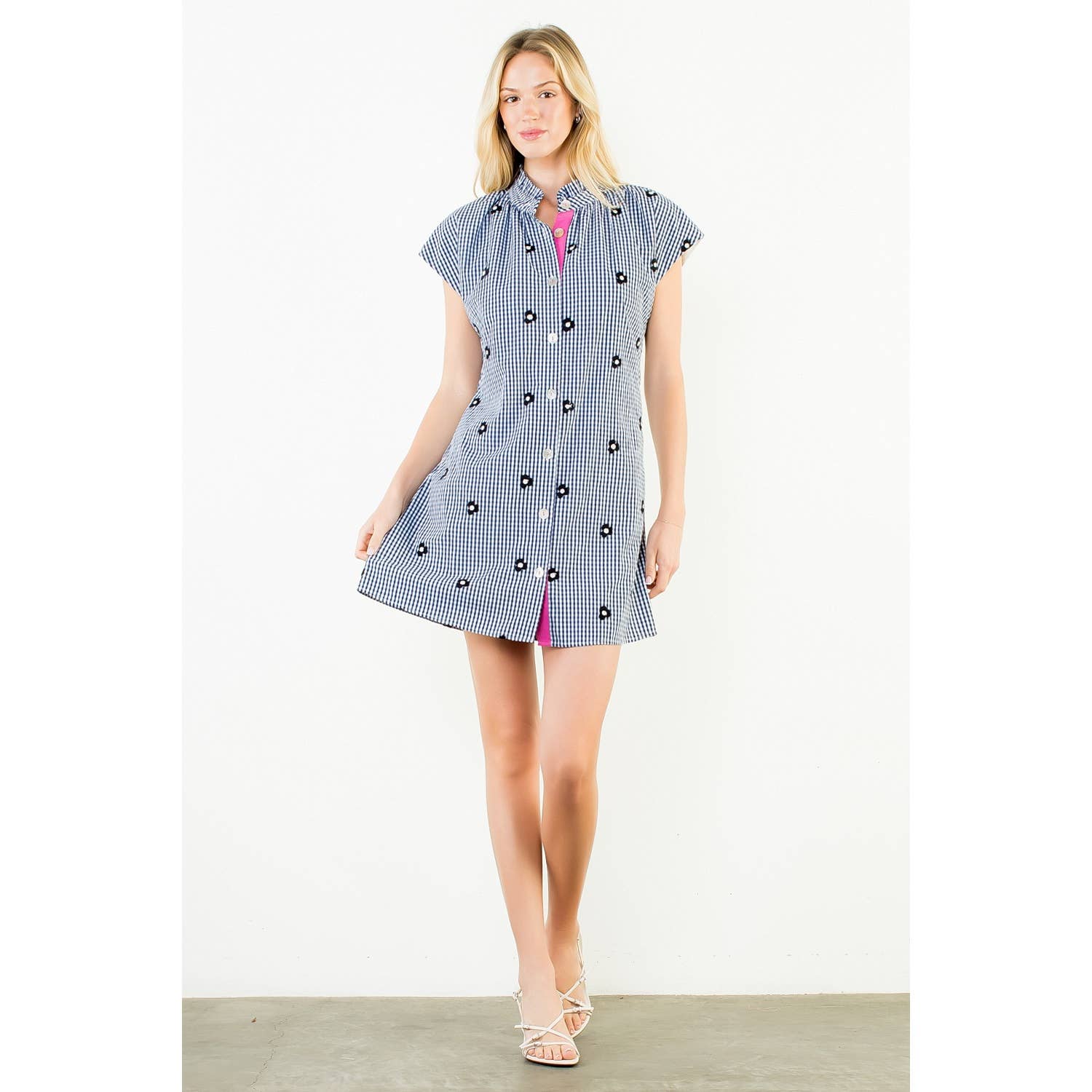 Ginger Gingham Mini Dress