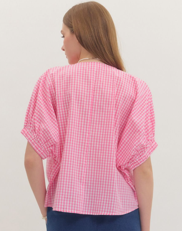 Rosie Gingham Top