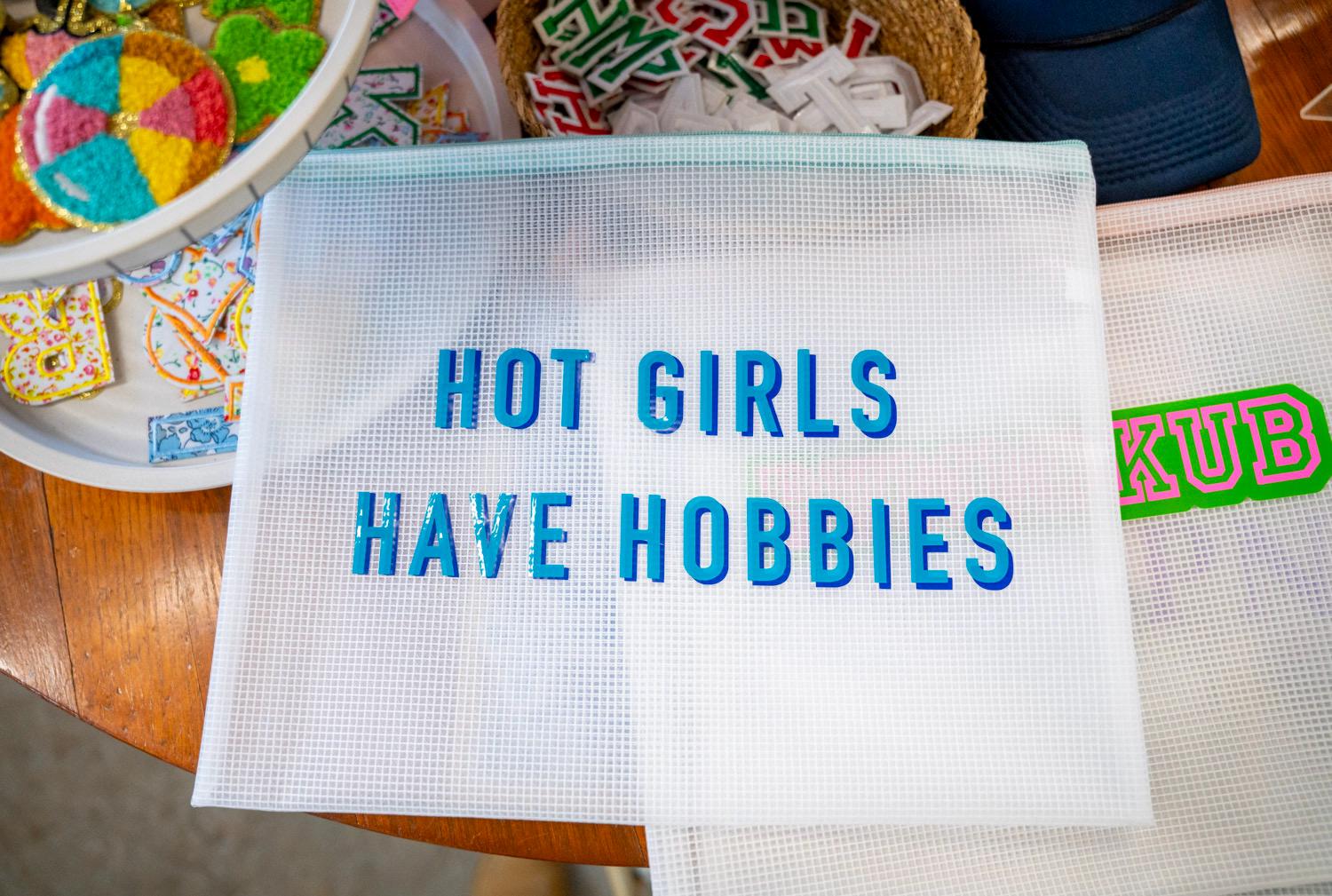 Hot Girls Have Hobbies Zip Pouch