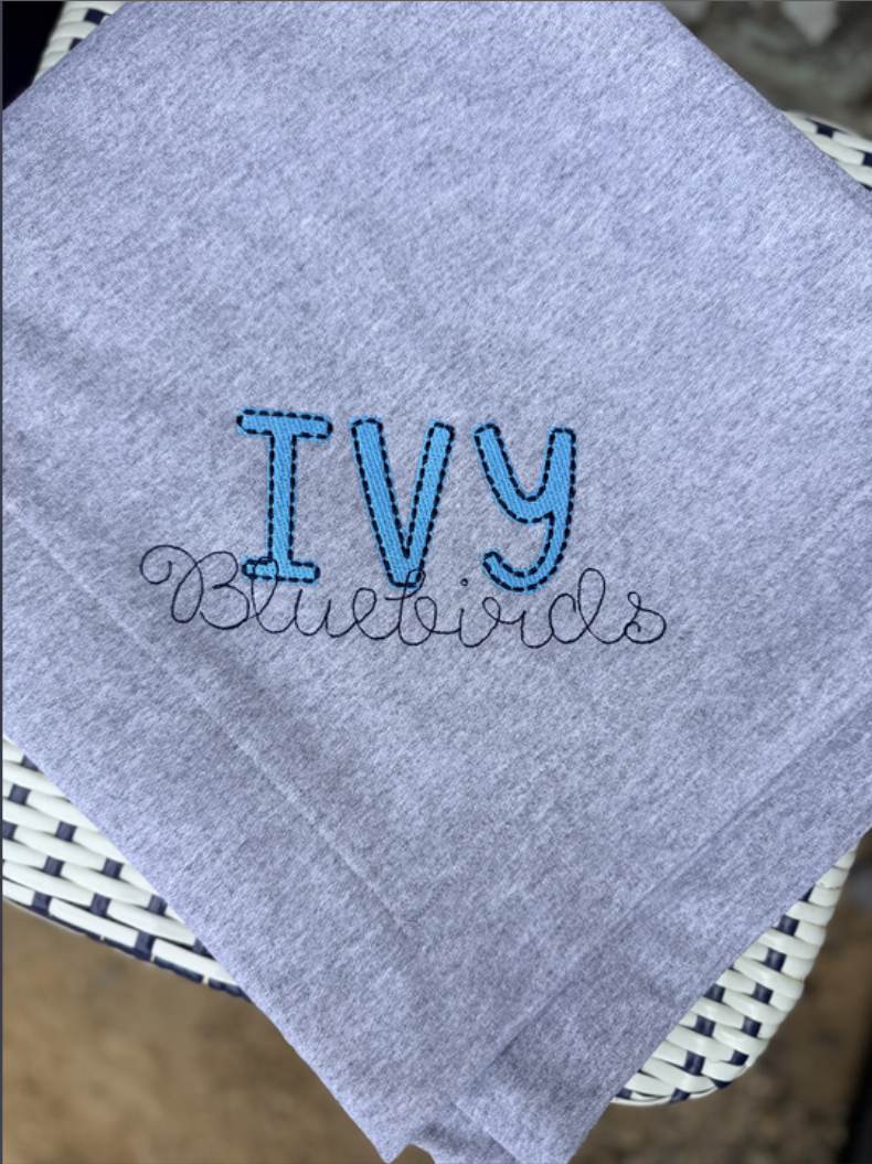 Ivy ES Bluebirds Stadium Blanket