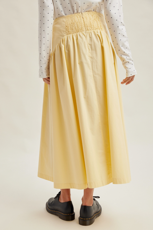 Lemon Drop Midi Skirt