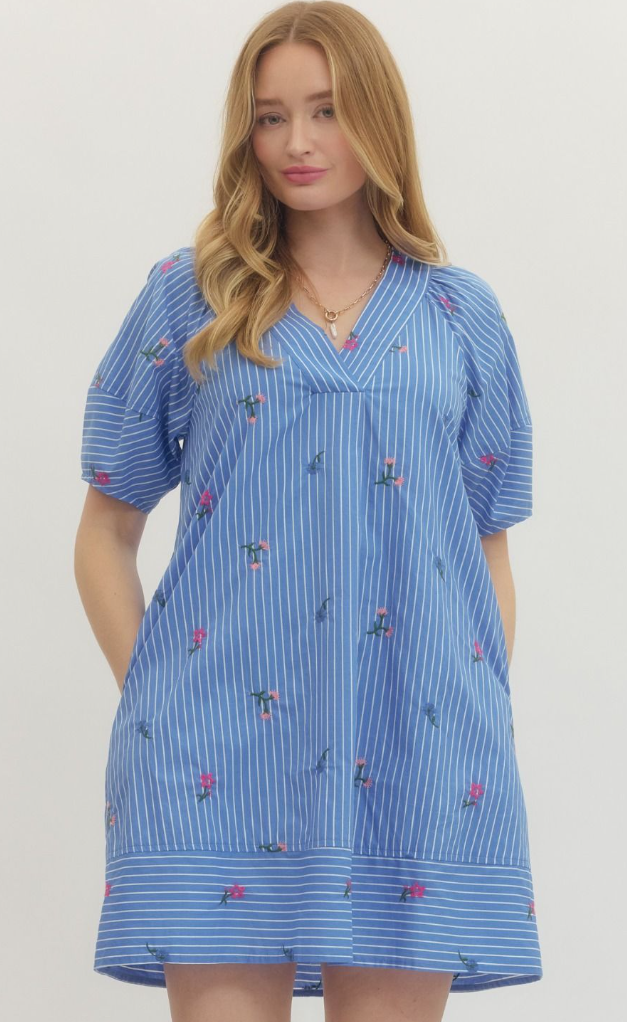 Paige Puff Sleeve Mini Dress