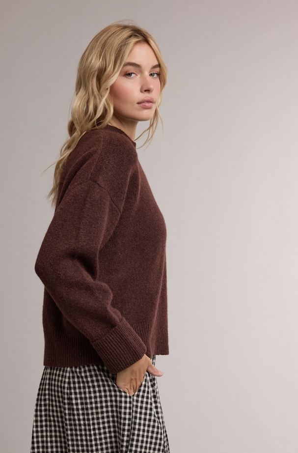 Walnut Crewneck Sweater